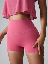 High Waist Active Shorts - Trendsi - Flyclothing LLC