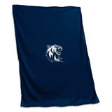 Rogers State Navy Sweatshirt Blanket (Screened) - Logo Brands - Flyclothing LLC