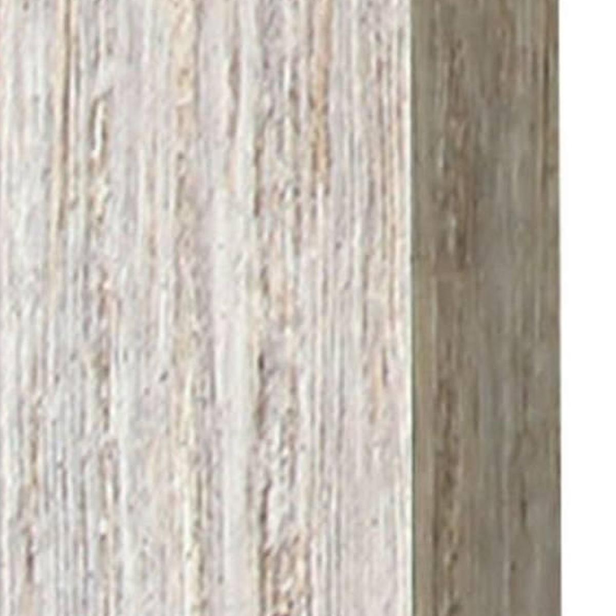 Spectrum Palm Fronds II Distressed White Framed Wall Art - HomeRoots - Flyclothing LLC