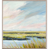 Marshlands II Distressed White Framed Wall Art