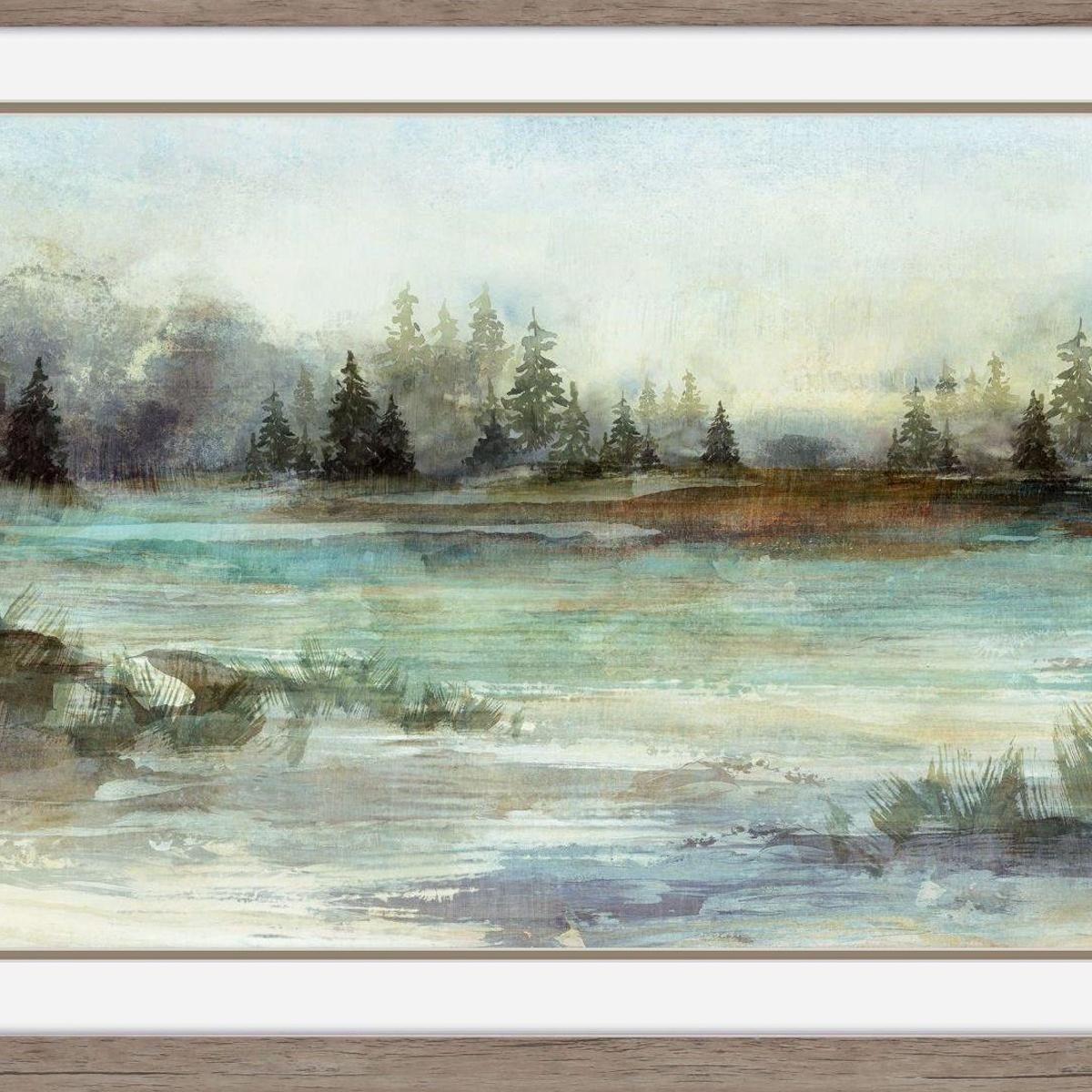 River View I Brown Framed Wall Art - HomeRoots - Flyclothing LLC