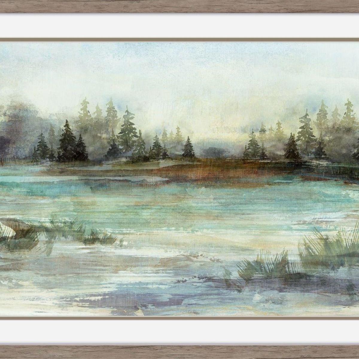 River View I Brown Framed Wall Art - HomeRoots - Flyclothing LLC