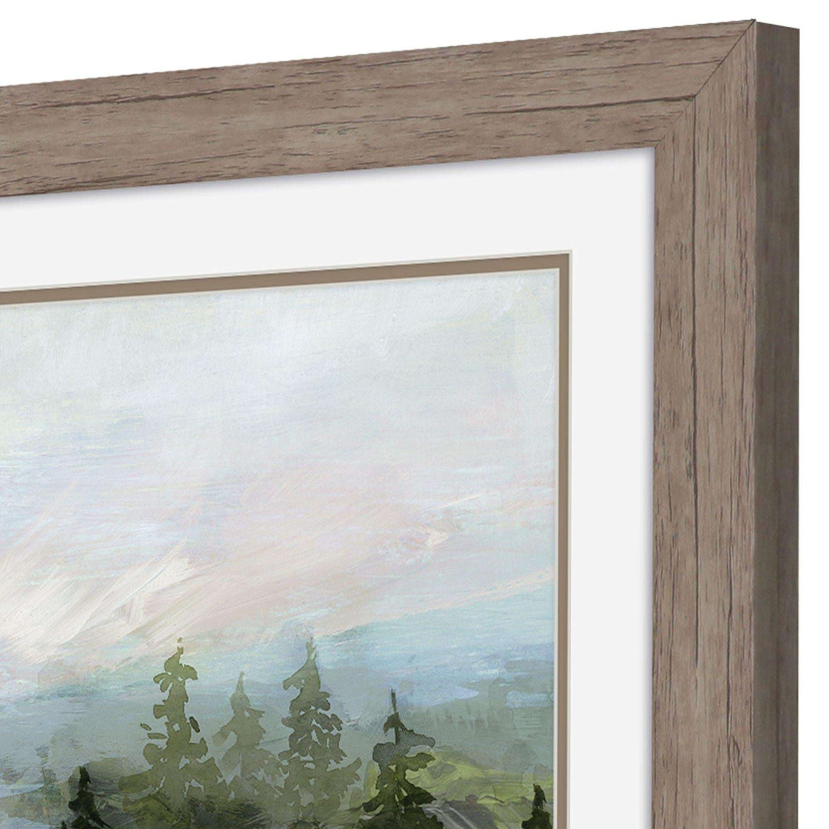River View II Brown Framed Wall Art - HomeRoots - Flyclothing LLC
