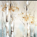 Birch Silhouette II Black Floater Frame Wall Art - HomeRoots - Flyclothing LLC