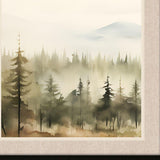 Mountain Glimpse I Brown Framed Wall Art