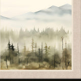 Mountain Glimpse II Brown Framed Wall Art