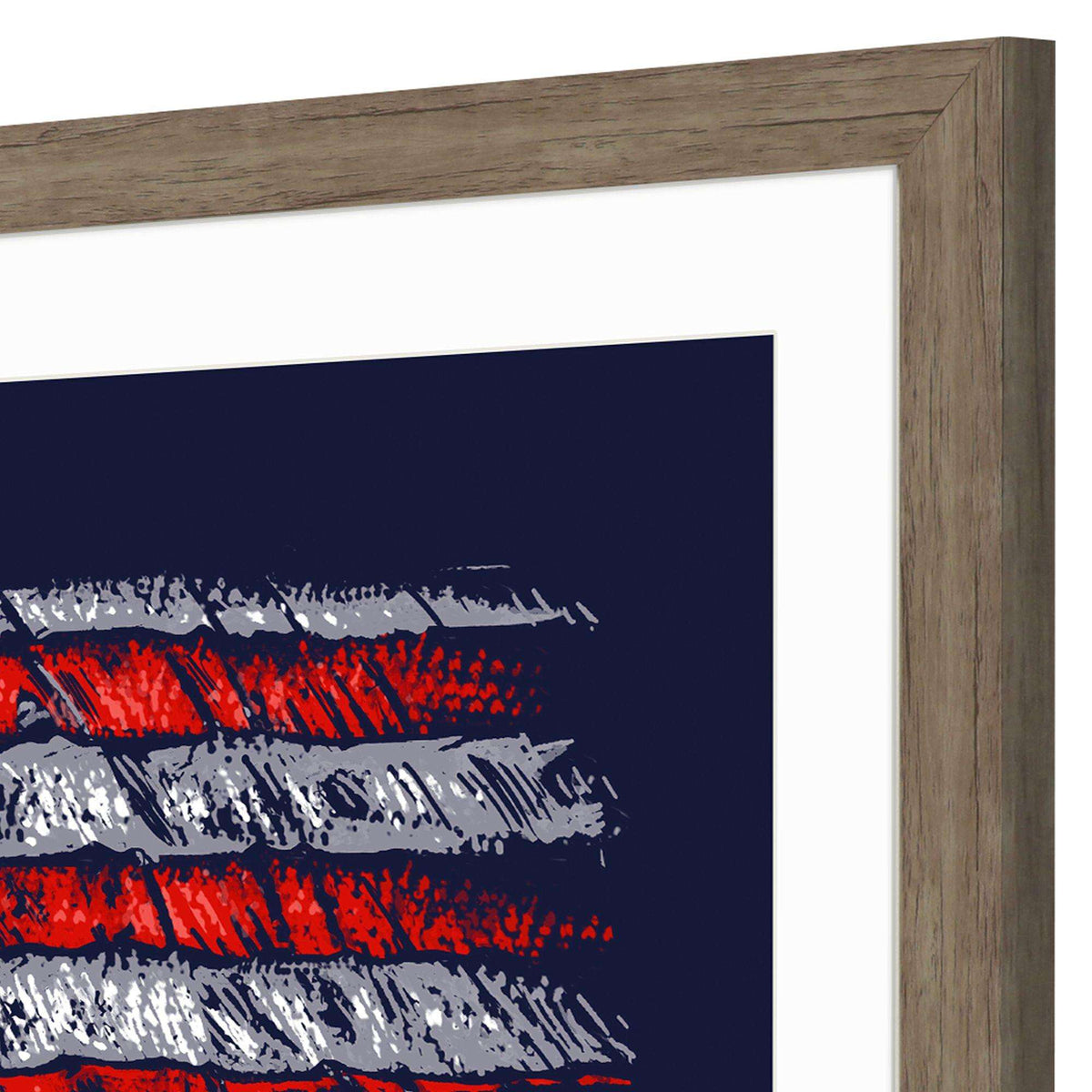 American Coastal Brown Framed Wall Art - HomeRoots - Flyclothing LLC