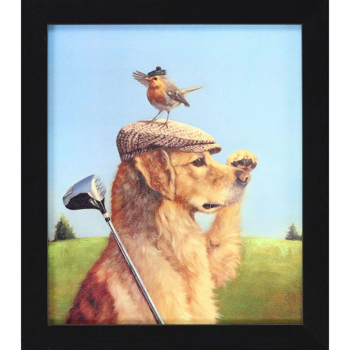 Lost Ball Black Framed Wall Art - HomeRoots - Flyclothing LLC