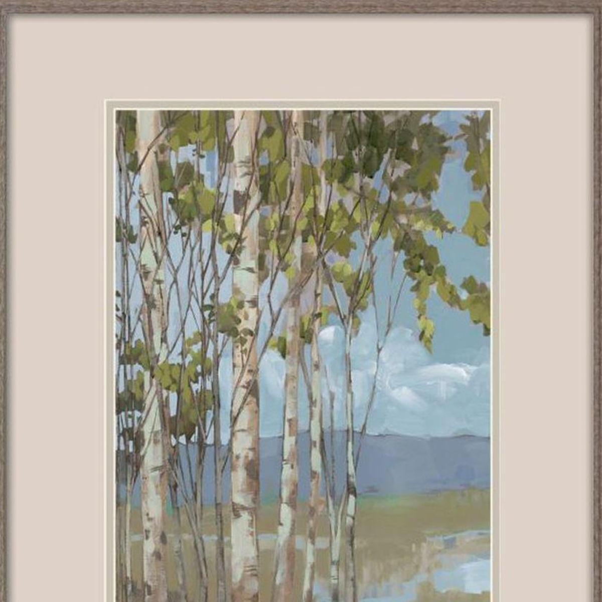 Set Of Two Aspen Spring Brown Framed Wall Art