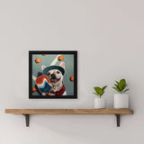 Varsity Pickle Black Framed Wall Art - HomeRoots - Flyclothing LLC