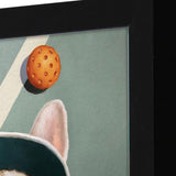 Varsity Pickle Black Framed Wall Art