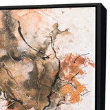 Set Of Two Textural Trees Black Floater Frame Wall Art - HomeRoots - Flyclothing LLC