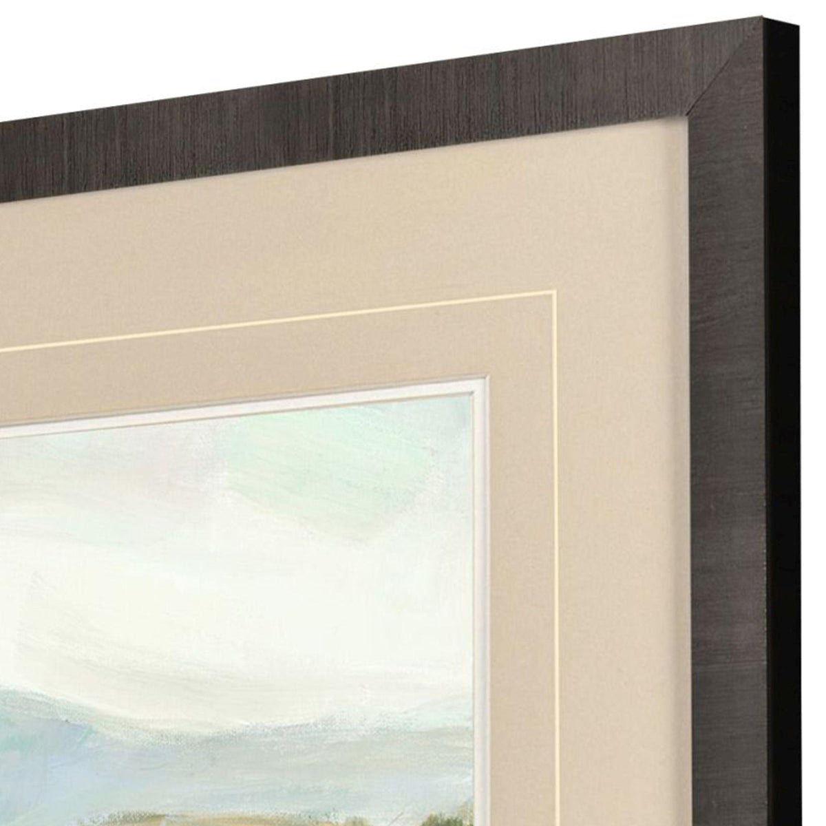 Plein Air Hills IV Brown Framed Wall Art - HomeRoots - Flyclothing LLC
