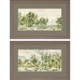 Set Of Two Forest Path Brown Framed Wall Art - HomeRoots - Flyclothing LLC