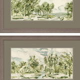 Set Of Two Forest Path Brown Framed Wall Art - HomeRoots - Flyclothing LLC
