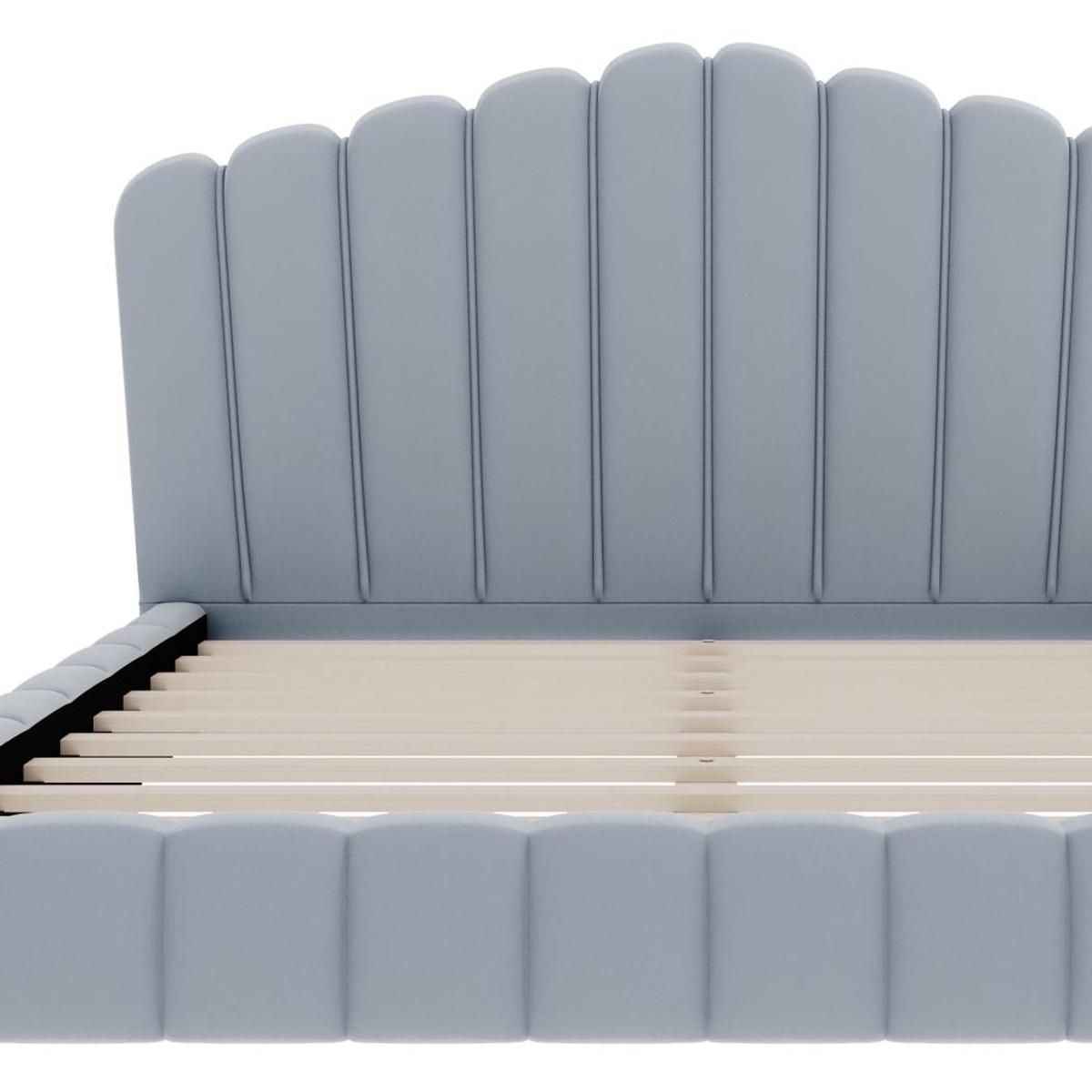 Natural Solid Wood Queen Bed Frame