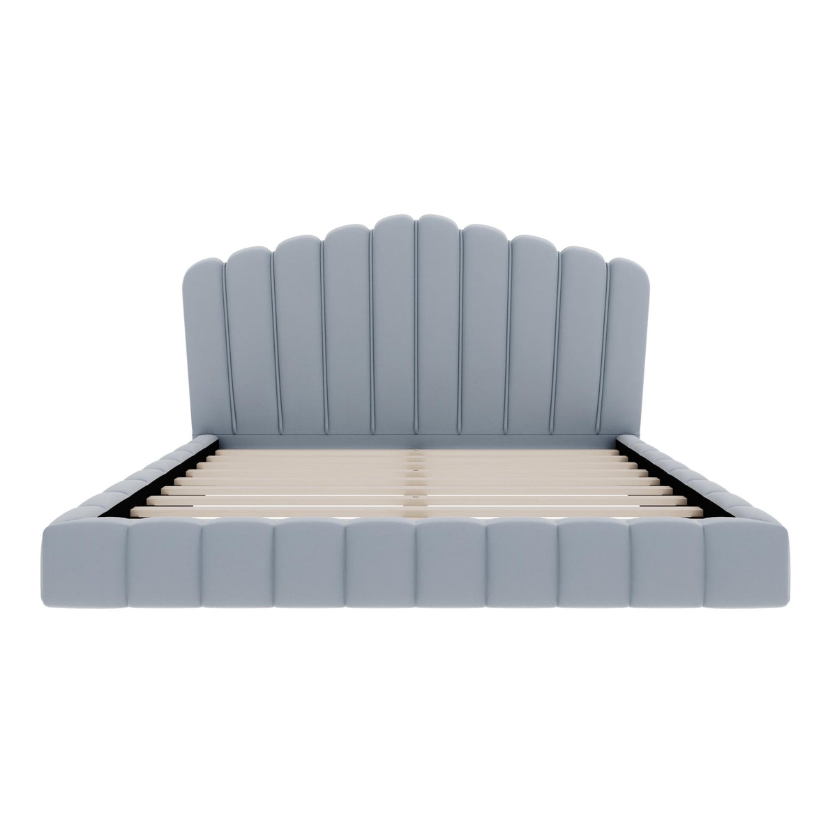 Natural Solid Wood Queen Bed Frame