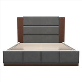 Natural Solid Wood Queen Bed Frame