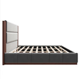 Natural Solid Wood King Bed Frame