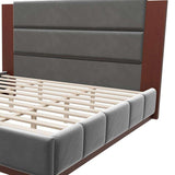Natural Solid Wood King Bed Frame - HomeRoots - Flyclothing LLC