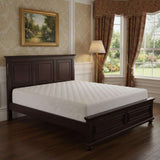 Natural Inlaid Panels Solid Wood King Bed Frame - HomeRoots - Flyclothing LLC