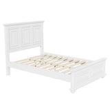 White Wood Queen Bed Frame