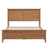 Natural Solid Wood Full Bed Frame