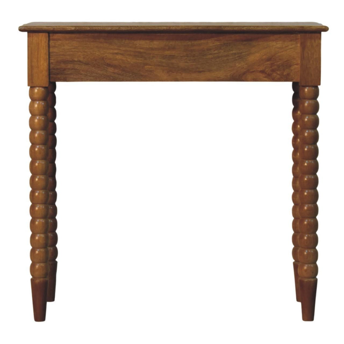 80" Brown Solid Wood Console Table With Drawer