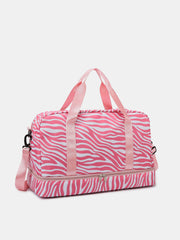 Oxford Cloth Leopard Travel Bag - Trendsi