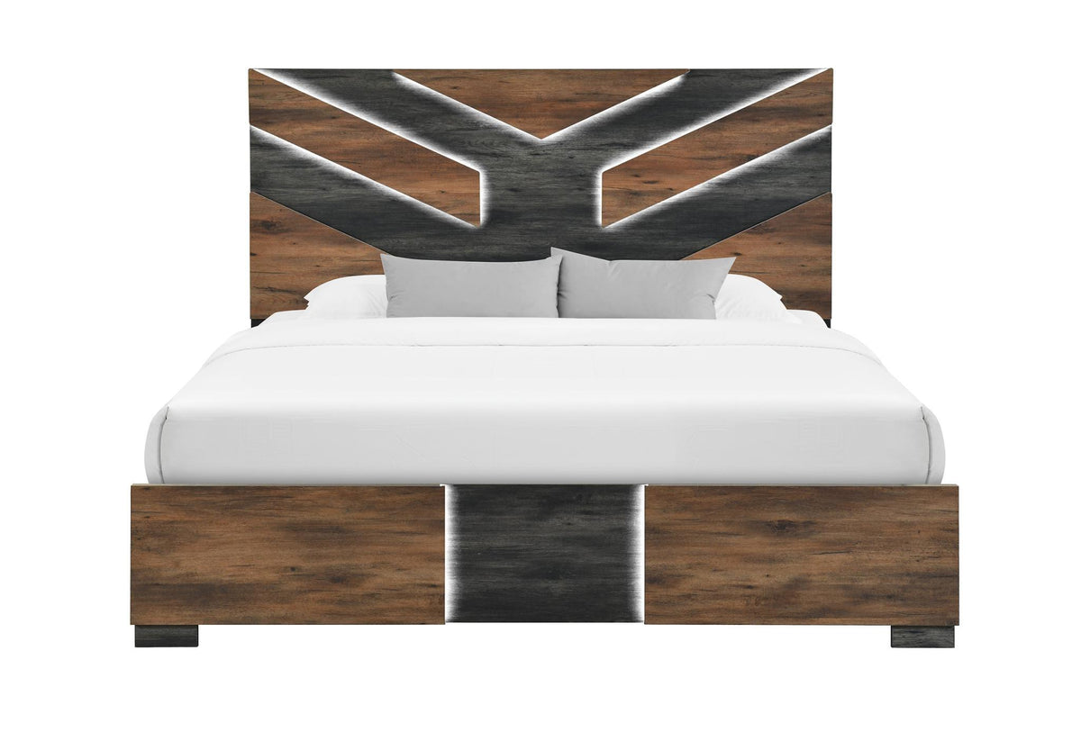 Black Wood King Bed Frame