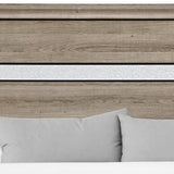 Brown Wood King Bed Frame With Drawers