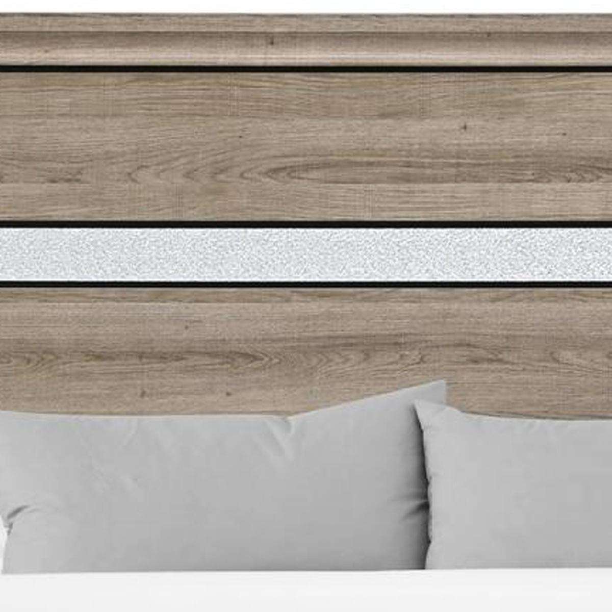 Brown Wood King Bed Frame With Drawers - HomeRoots - Flyclothing LLC