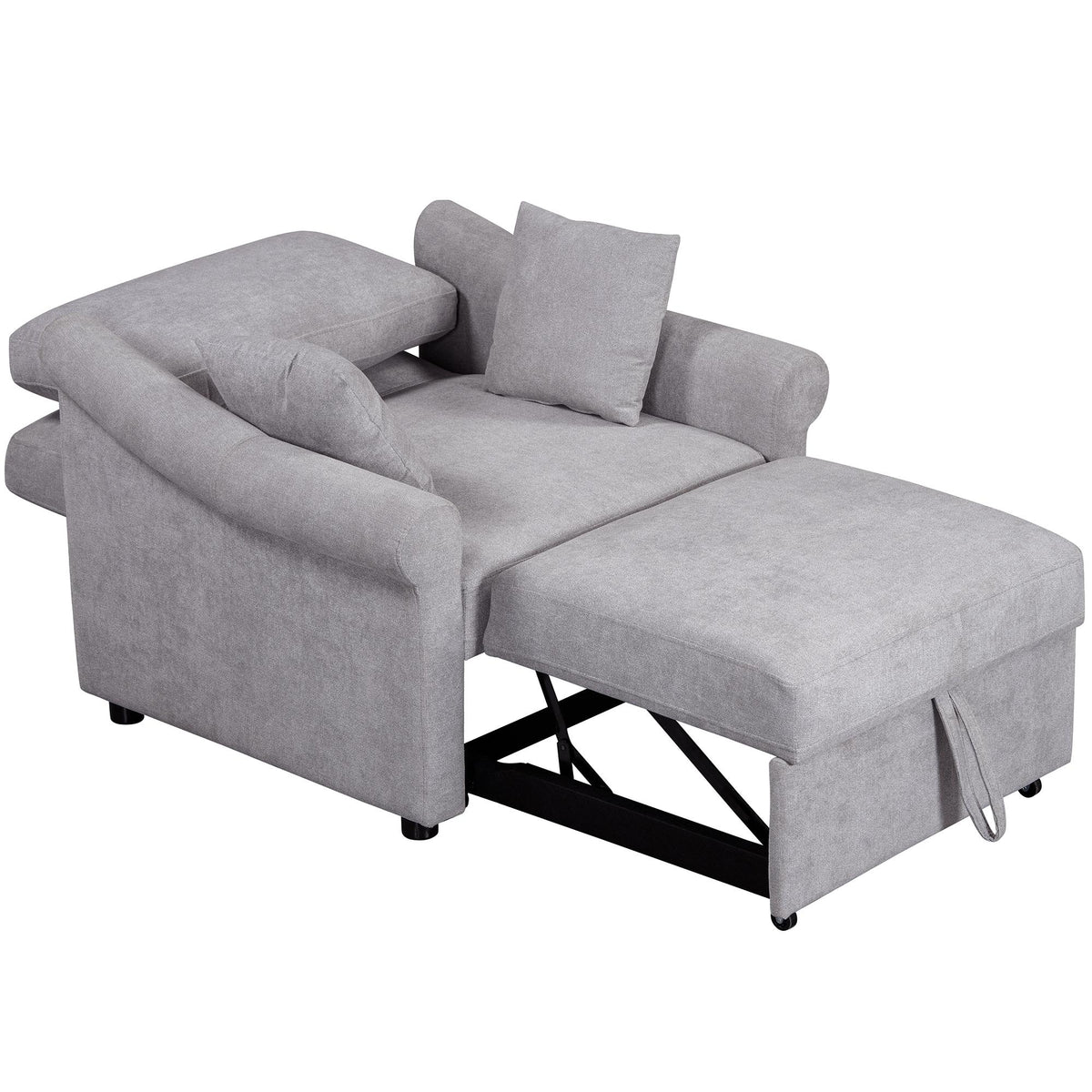 69" Natural Convertible Chair