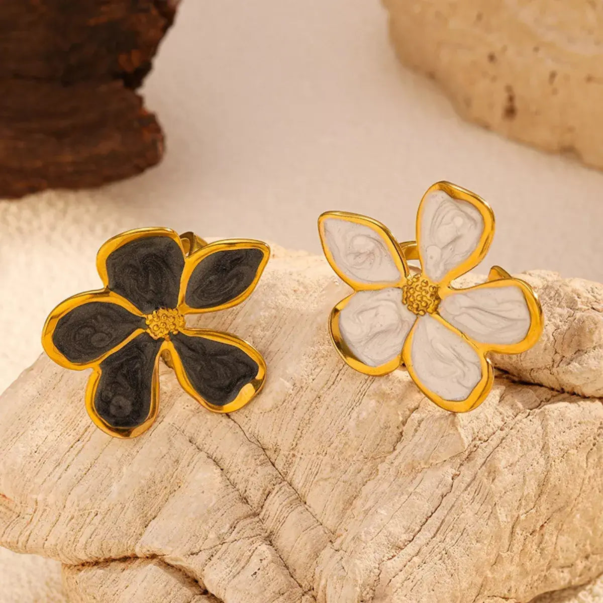 Flower Open Ring - Trendsi - Flyclothing LLC