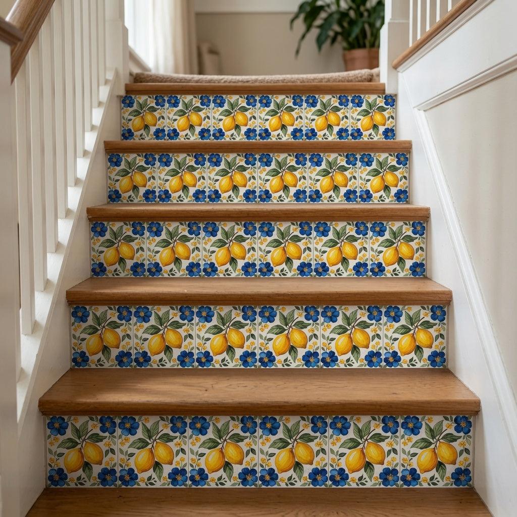 12" x 12" Yellow Vinyl Arabesque Peel And Stick Removable Tiles - HomeRoots - Flyclothing LLC
