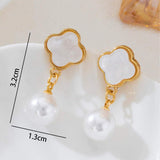 Bestselling Cross-border Light Luxury Niche Shell Drop Earrings, Unique Vintage High-end Ocean Style Women Earrings - My Store - Flyclothing LLC