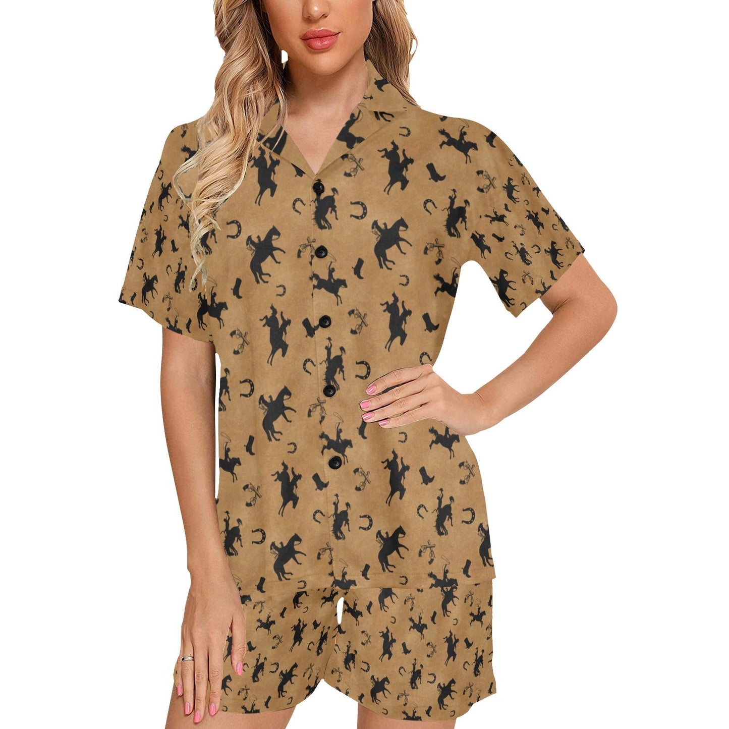 Baha Ranch Lucky Ride Women's Western Pajama Set