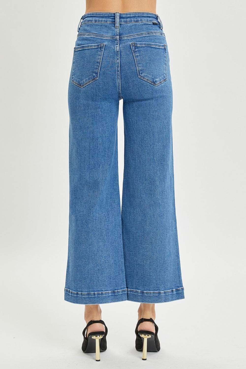 RISEN Full Size High Rise Wide Leg Jeans - Trendsi - Flyclothing LLC