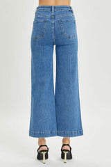 RISEN Full Size High Rise Wide Leg Jeans - Trendsi - Flyclothing LLC