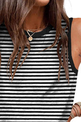 Printed Round Neck Tank - Trendsi - Flyclothing LLC
