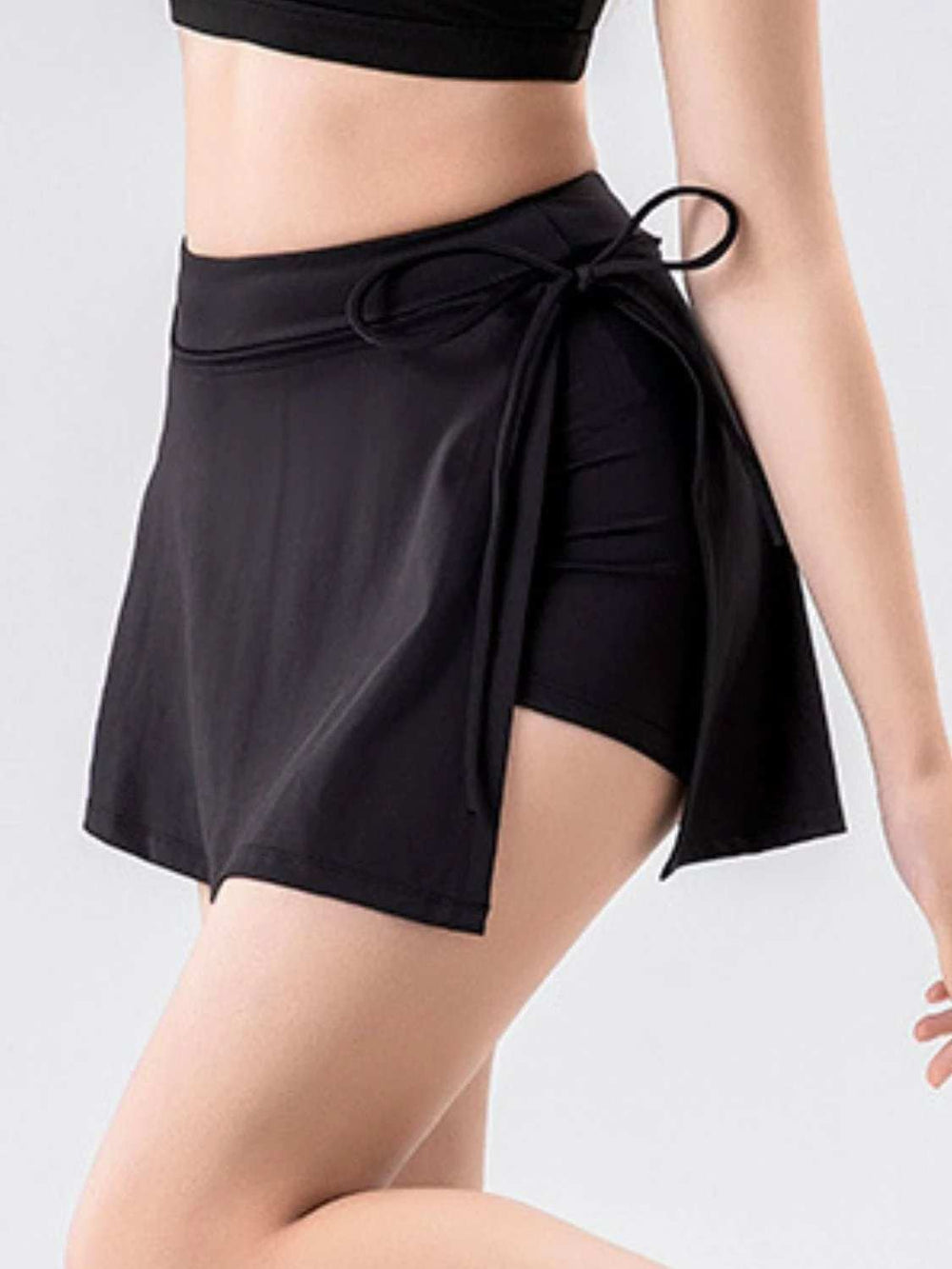 High Waist Active Skort with Pockets - Trendsi - Flyclothing LLC