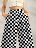 Printed Wide Leg Pants - Trendsi - Flyclothing LLC