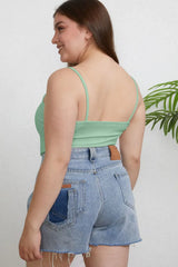 Basic Bae Full Size Round Neck Slim Cami - ShopBasicbae - Flyclothing LLC
