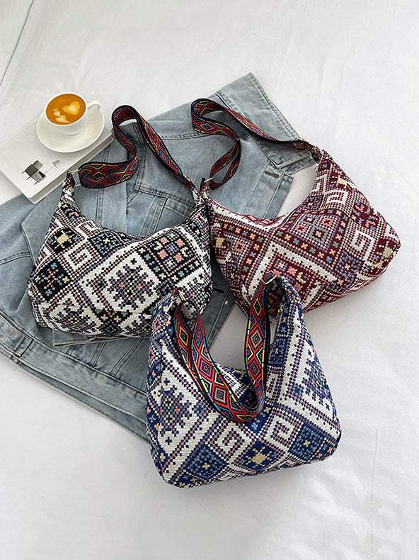 Geometric Adjustable Strap Crossbody Bag - Trendsi - Flyclothing LLC