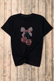 Cherry Graphic Round Neck Short Sleeve T-Shirt - Trendsi - Flyclothing LLC