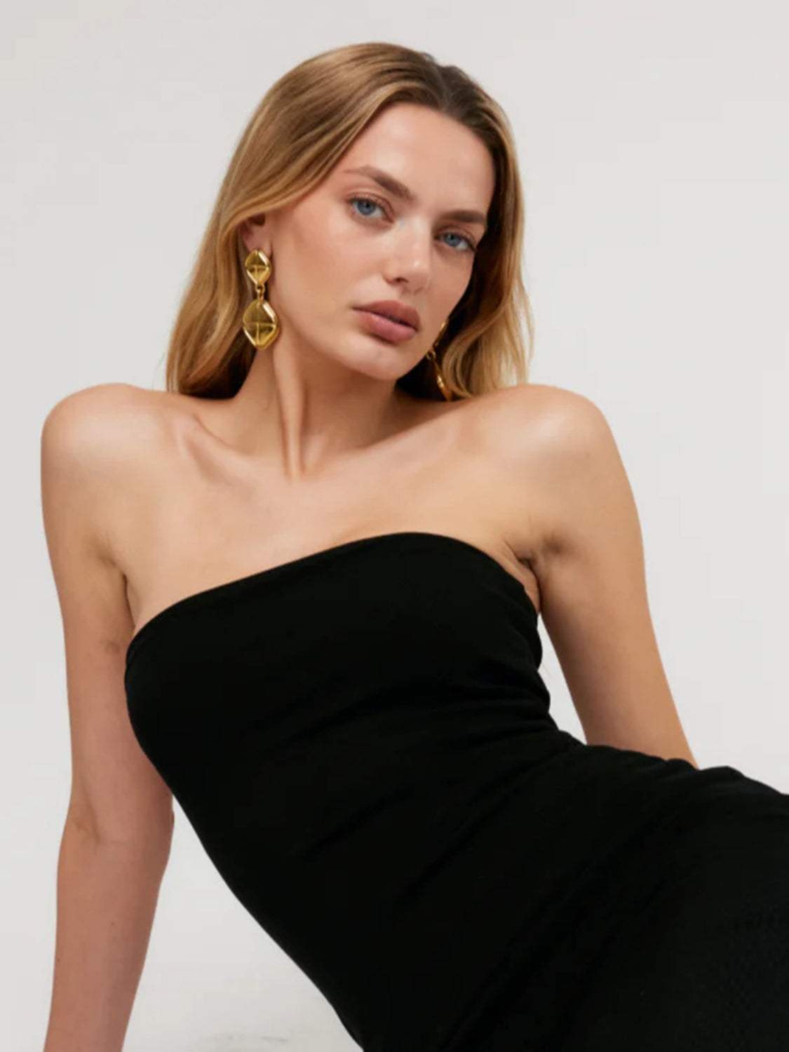 18K Gold-Plated Stainless Steel Square Earrings - Trendsi - Flyclothing LLC