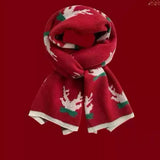 Christmas Knitted Scarf - Trendsi - Flyclothing LLC