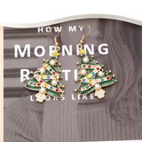 Christmas Tree Dangle Earrings - Trendsi - Flyclothing LLC