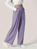 Wide Leg Pants with Pockets - Trendsi - Flyclothing LLC