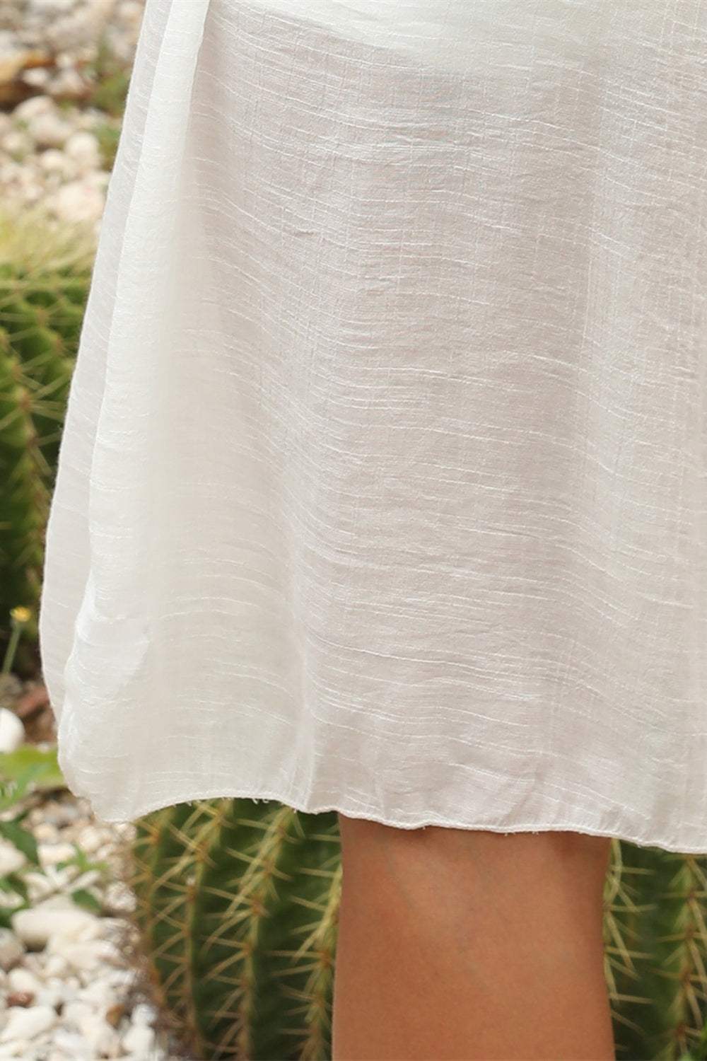 Geometric V-Neck Spaghetti Strap Cover Up Dress - Trendsi - Flyclothing LLC